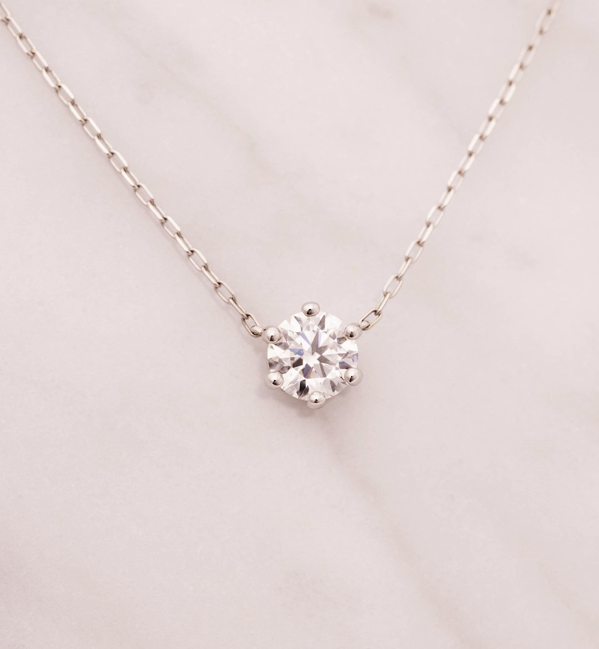 lab-grown diamonds　ネックレス pt950